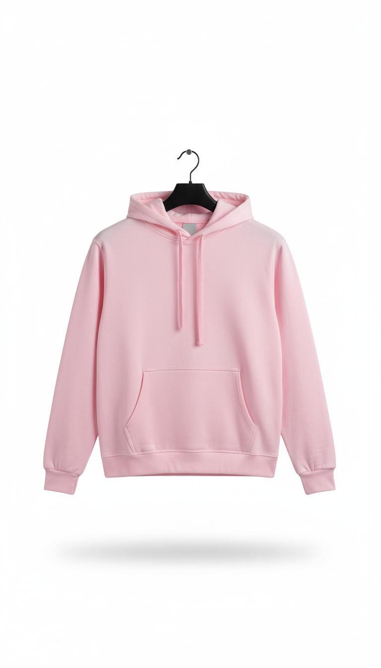 Plain pink fleece hoodie on white background

Unisex pink fleece hoodie front view

Soft pink pullover hoodie made of fleece fabric


Pink fleece hoodie for men and women, cozy soft pullover sweatshirt

Classic pink hoodie made from warm fleece with kangaroo pocket

Light pink fleece hoodie with drawstring hood, everyday casual wear


Model wearing plain pink fleece hoodie with casual outfit

Pink fleece hoodie styled for cozy streetwear look