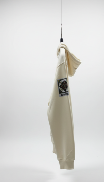 premium cream hoodie
streetwear hoodie
luxury hoodie
modest fashion streetwear
unisex hoodie
oversized hoodie